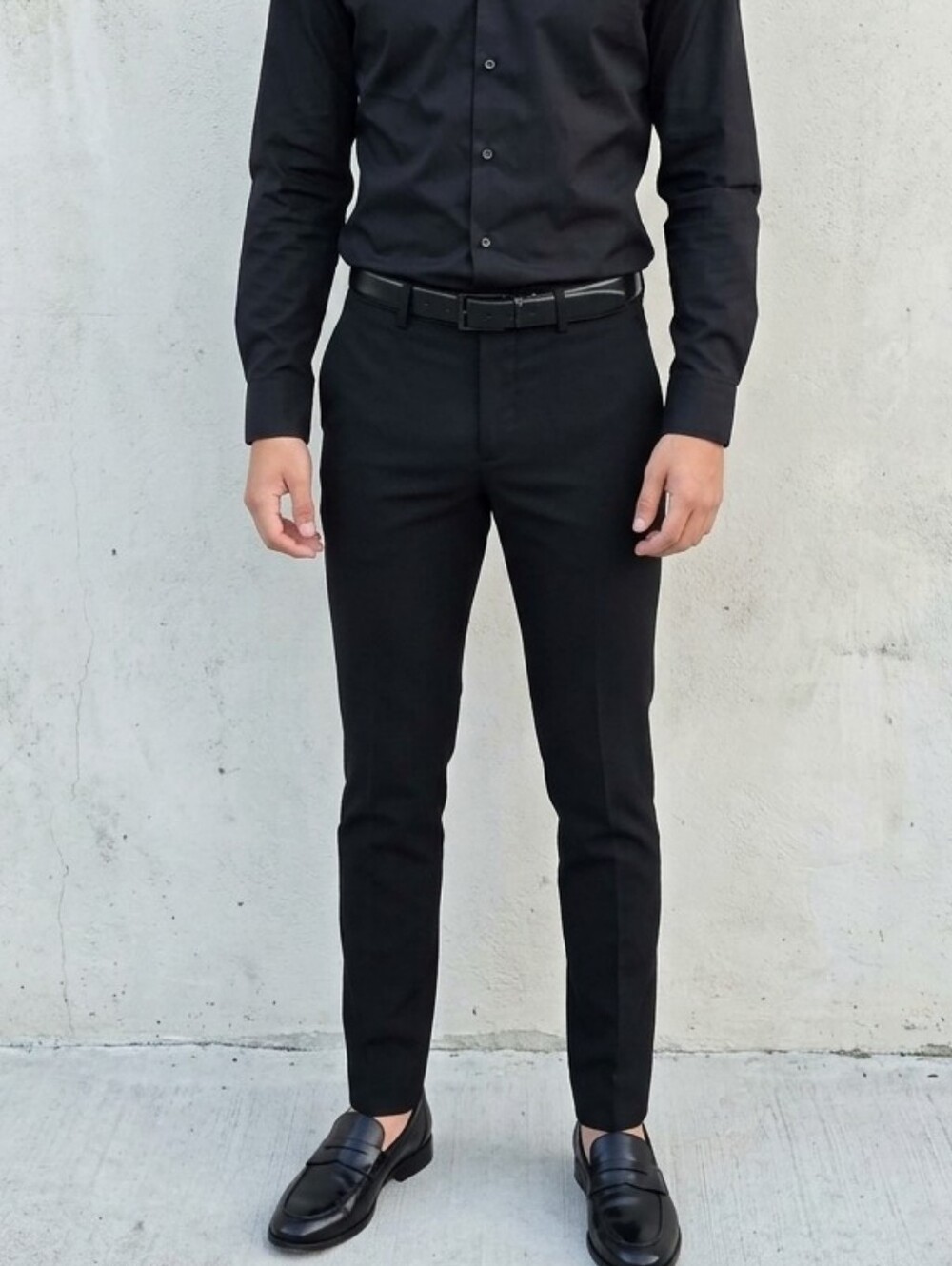 H&M Men's Black Skinny Fit Dress Pants 30R | Homecoming Formal